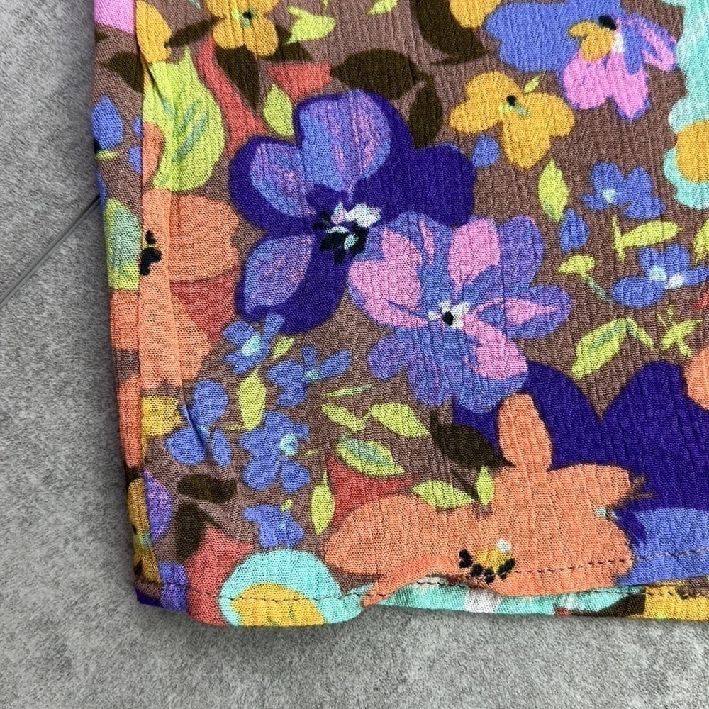 🔆O’Neill🔆 JOHNNY SAMI FLORAL BEACH PANTS WIDE LEG Elastic waist vacation - Picture 10 of 13